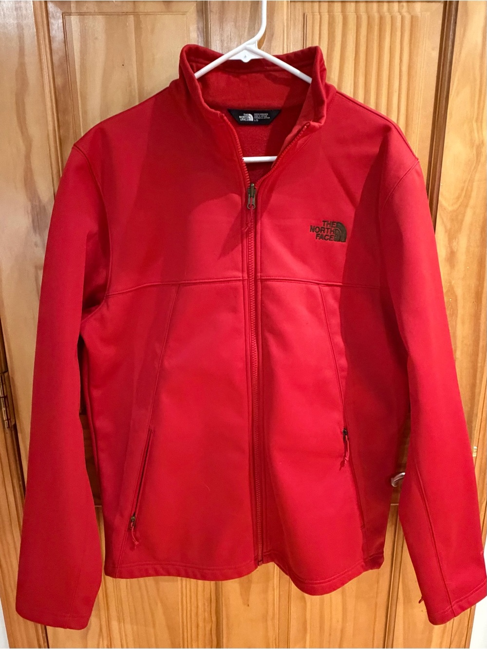 The North Face Mens Red Full-Zip Jacket